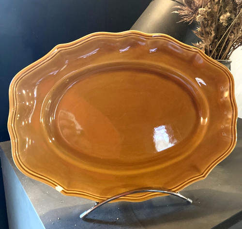 Grand plat ovale faïence - ovale,