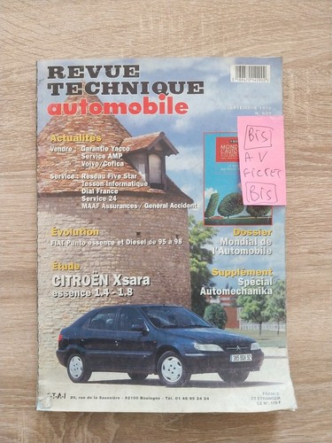 Revue technique citroen xsara - revue,