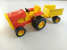 tonka vintage TRACTEUR +REMORQUE bel etat an 80
