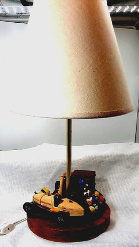 Novelty lamp wooden - -wooden, mini