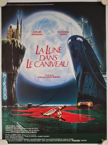 Affiche cinéma lune dans - affiche,
