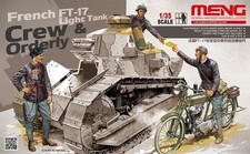 (MNGHS-005) - Meng Model 1:35 - FT-17 French Tank Crew and Orderly