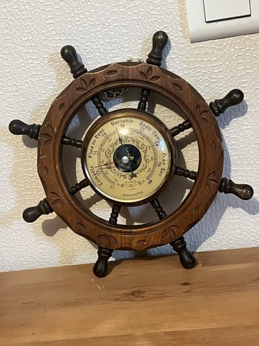 Baromètre vintage forme - baromètre, en