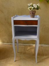 Chevet ancien en bois - Mauve -  style Louis XV