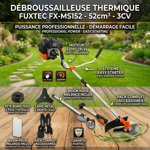Débroussailleuse thermique - débroussailleuse,