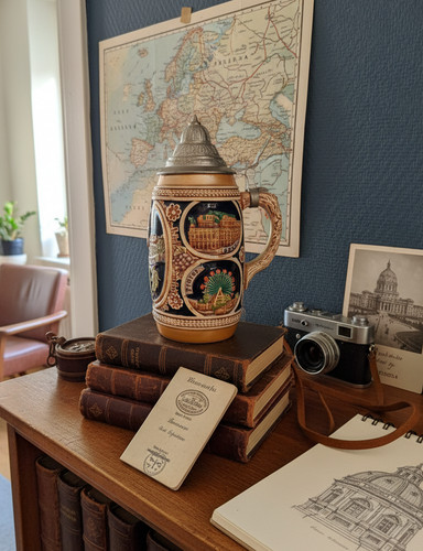Chopine bière vintage - chopine,