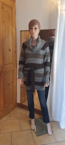 Pull long femme manoukian - long,