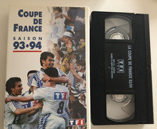 RARE K7 VIDEO )) COUPE DE FRANCE 1993/94 AJA AUXERRE...MONTPELLIER....