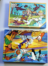 Le merveilleux voyage de nils Holgersson puzzle lot Ravensburger TF1 1982 