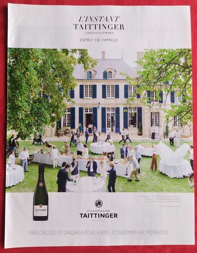 Publicité papier champagne - -,