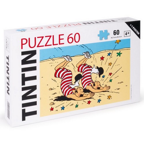 Puzzle pièces tintin - 60, tintin,