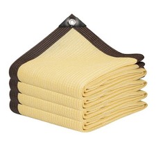  UV Beige Filet D'Ombrage Jardin Balcon Plante Abri Voile D'Ombrage Piscine4682