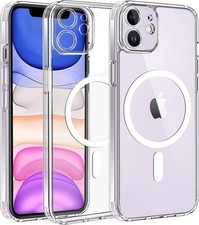 Coque iPhone MagSafe 11 12 13 14 15 16 17 + 3 Verres Trempés + Protection Caméra