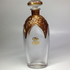 E. COUDRAY 120ML flacon 13.5cm Bouchon émeri Vide sans boite Tres bon état