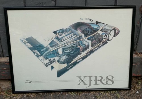 Framed xjr8 jaguar mans - framed,