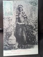 Cpa Timbrée Nue Afrique
