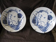 Magnifique paire plats à