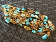 collier sautoir 3 rangs ancien