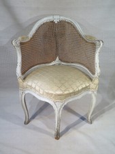 ANCIEN SUPERBE FAUTEUIL DE BUREAU SIEGE CANNE EPOQUE LOUIS XV XVIII ème SIECLE
