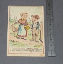 CHROMO 1890-1910 CORDONNERIE MAYLIN SAINT-GAUDENS ALMANACH VERMOT