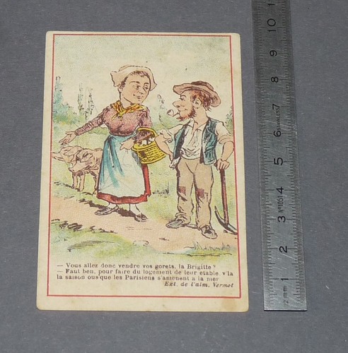 Chromo 1890 1910 cordonnerie - chromo,