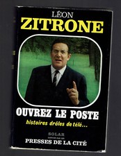 OUVREZ LE POSTE Histoires drôles de télé LEON ZITRONE  1965