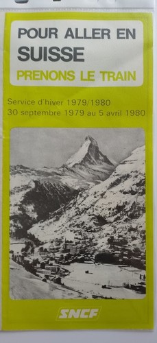 Dépliant flyer sncf pour - sncf,,