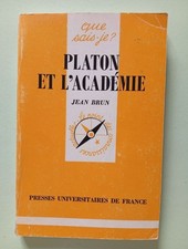 Platon et l'Académie | Jean Brun Que Sais-je | Bon état