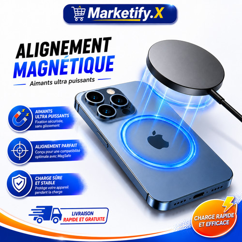 Chargeur magnétique sans - chargeur,
