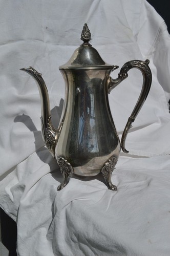 Théière métal argenté - théière,