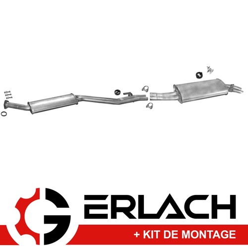 Echappement silencieux pour
