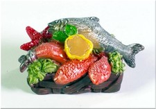 Panier Avec Poisson En Résine