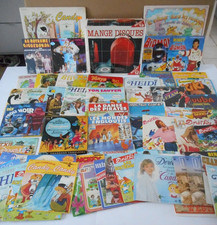 Lot 68 vinyles 45 T casimir inspecteur gadget dorothée goldorak mondes engloutis