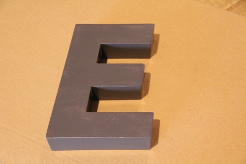 Lettre enseigne métal h - métal,