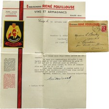 Courrier enveloppe 1946