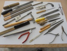 lot ancien outillage horlogerie et bijouterie