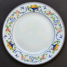 Sublime GRANDE ASSIETTE porcelaine HAVILAND LIMOGES modèle RENAISSANCE 26cm /5