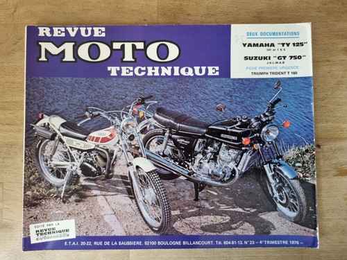 Revue technique moto 23 - technique, n°23
