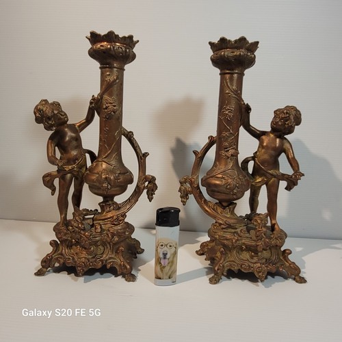 Paire bougeoir chandelier - de,