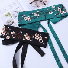 Ceinture Obi en satin de soie