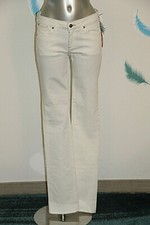 jeans blanc denim femme RENHSEN bronas taille W29 L34 NEUF ETIQUETTE valeur 165€