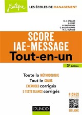 Score IAE-Message - 3e éd. -