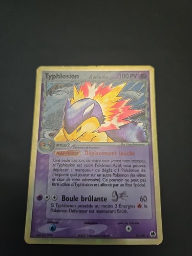 Carte pokémon typhlosion - pokémon,