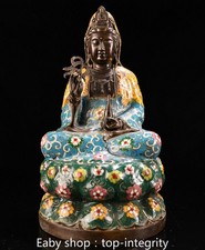 12" Cloisonne émail bronze