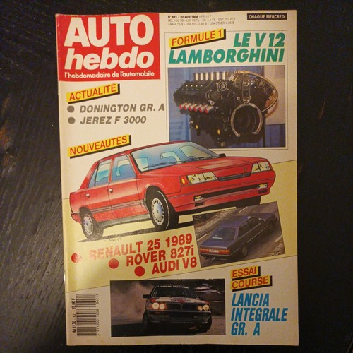 Auto hebdo 621 lancia - 621, hf