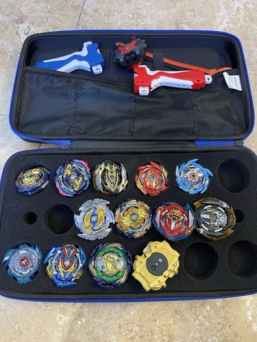 Beyblades with case and - and, two