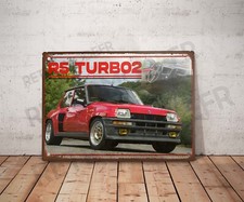 Plaque métal vintage renault