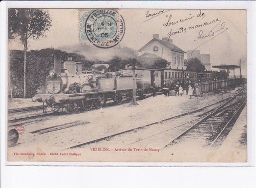 Vezelise arrivée train de - vezelise:, du