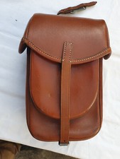 FONTE DE SELLE WH "PACKTASCHE 34" - CUIR FAUVE - 1940 - QUASI NEUVE ! Allemagne