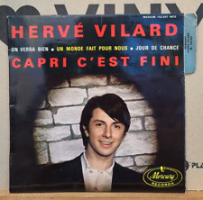 EP 45T - Hervé Vilard – Capri C'est Fini. Fra 1965 / Avec Languette !  (VG+/N.M)